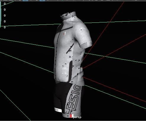 Cycling Waer Low-poly 3D model_14