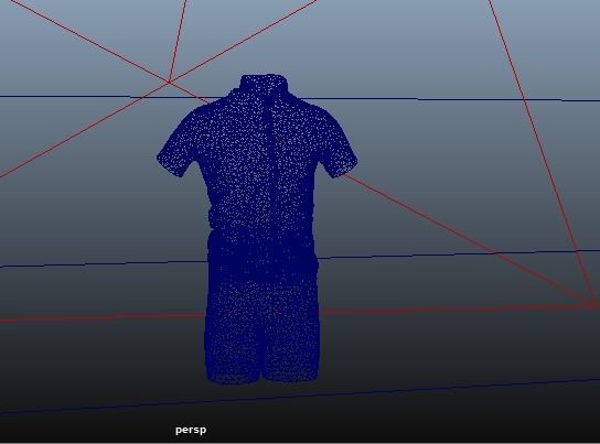 Cycling Waer Low-poly 3D model_9