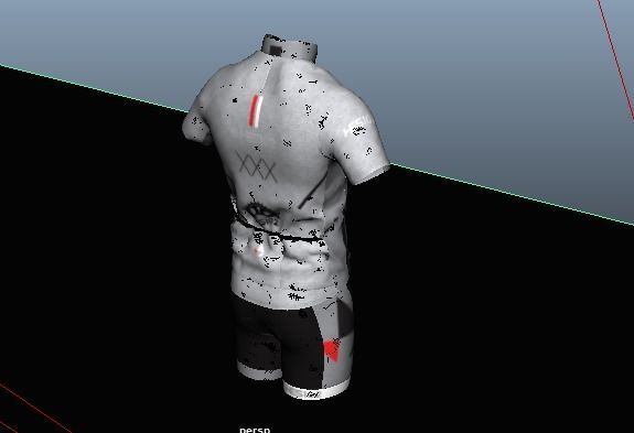 Cycling Waer Low-poly 3D model_13