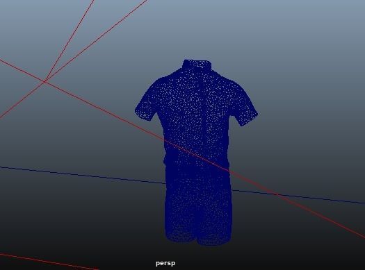 Cycling Waer Low-poly 3D model_7