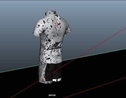 Cycling Waer Low-poly 3D model_12