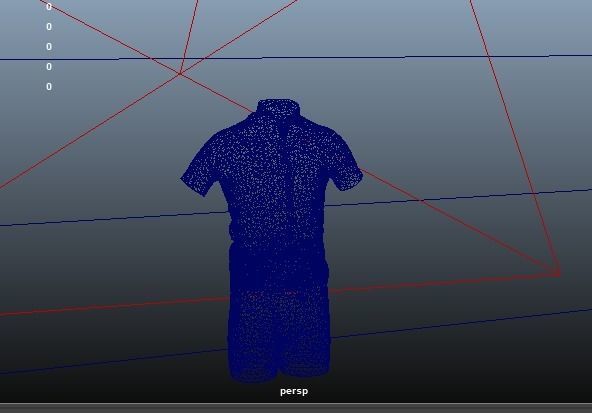 Cycling Waer Low-poly 3D model_6