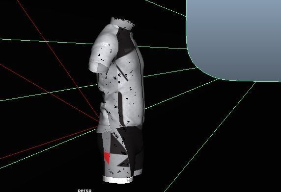 Cycling Waer Low-poly 3D model_11