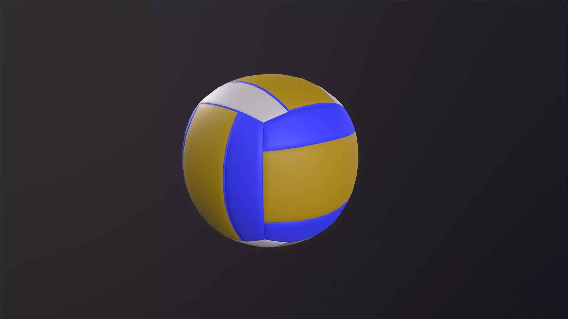 Volleyball 3D Model Low-poly 3D model_0