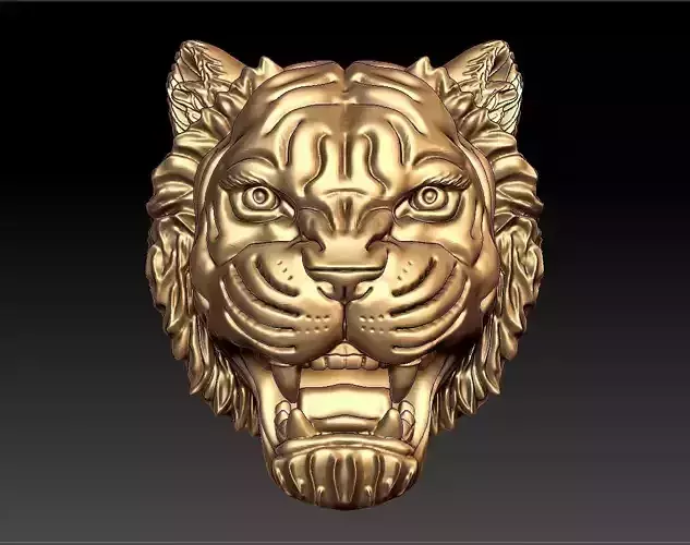 TIGER FACE PENDENT