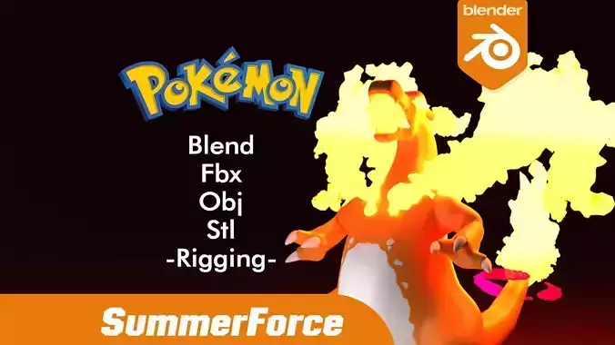 Gigantamax Charizard - Pokemon 3D model