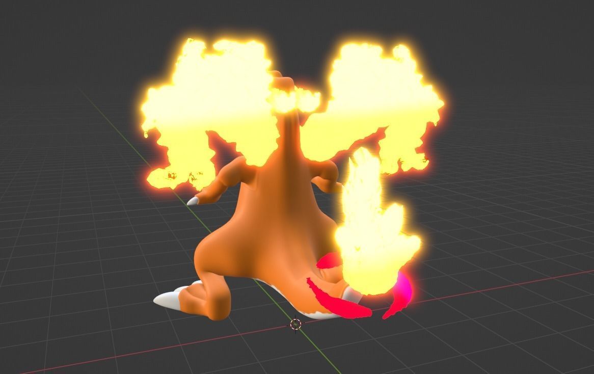 Gigantamax Charizard - Pokemon 3D model_4