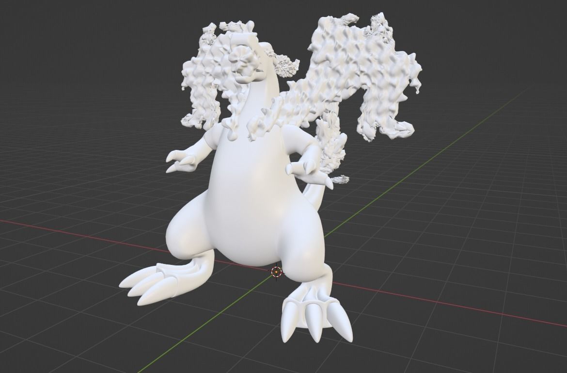 Gigantamax Charizard - Pokemon 3D model_14