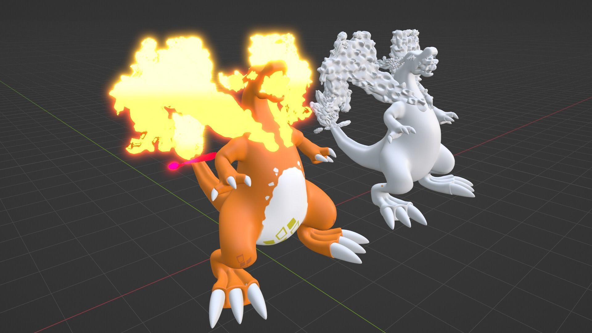 Gigantamax Charizard - Pokemon 3D model_13