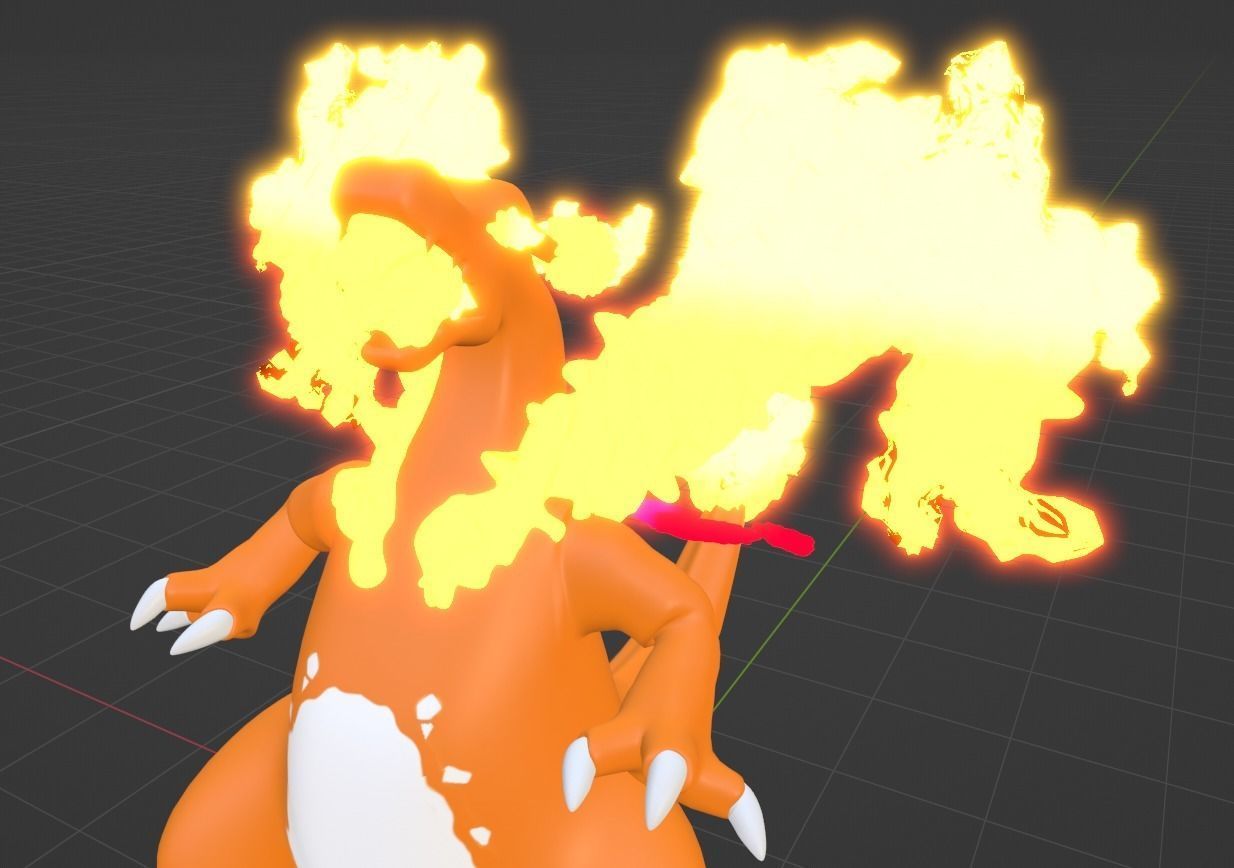 Gigantamax Charizard - Pokemon 3D model_6