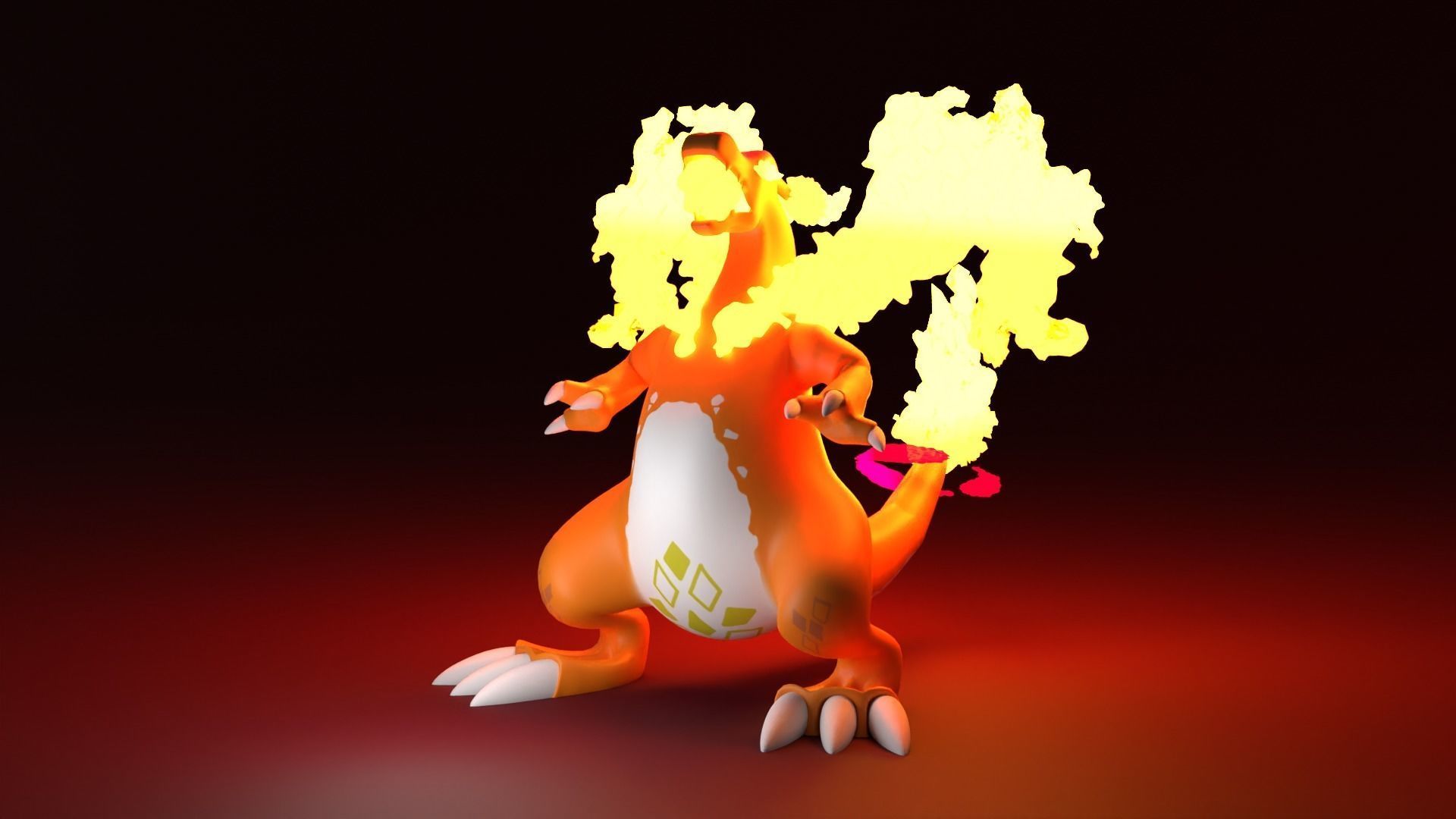 Gigantamax Charizard - Pokemon 3D model_1