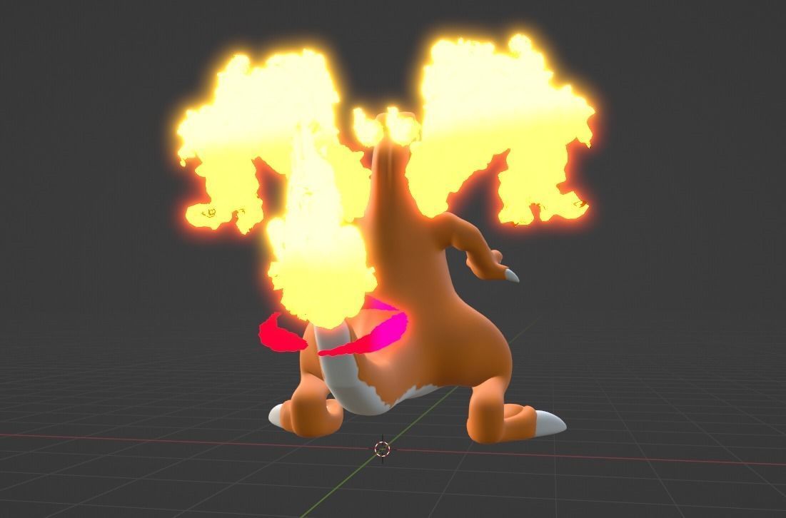 Gigantamax Charizard - Pokemon 3D model_5