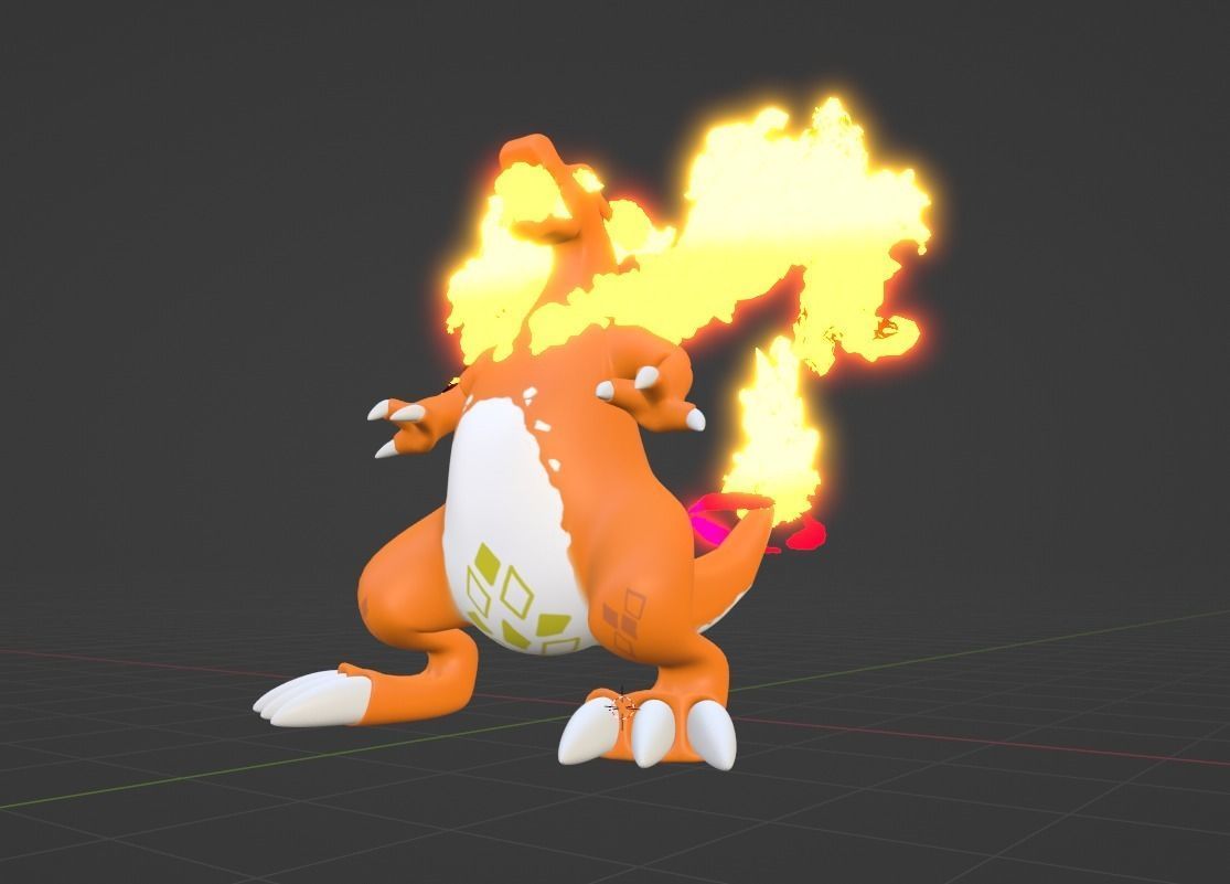 Gigantamax Charizard - Pokemon 3D model_3