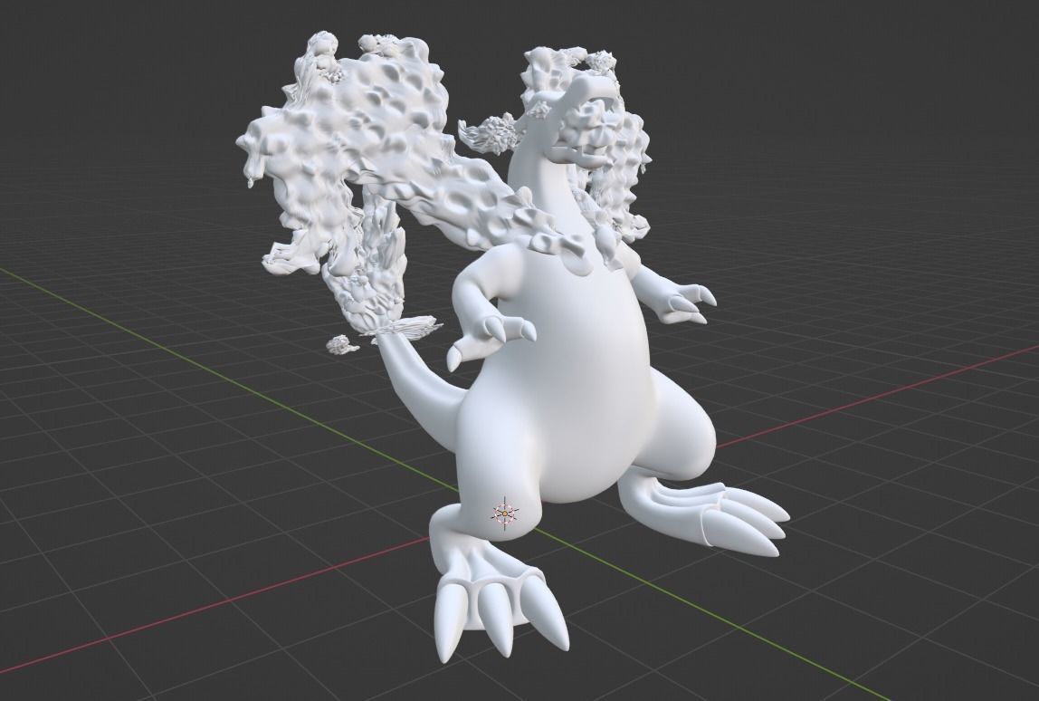 Gigantamax Charizard - Pokemon 3D model_16