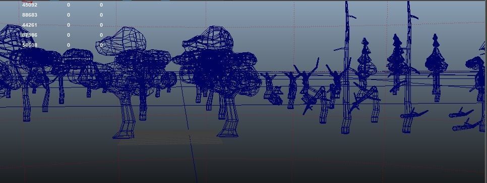 NatureScapes Lowpoly Trees and Rocks Pack Low-poly 3D model_14