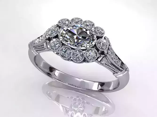 Solitaire Diamond Ring Se1
