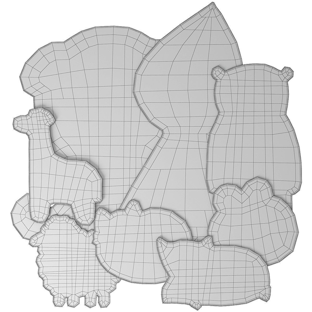 Children carpets 2 3D model_9