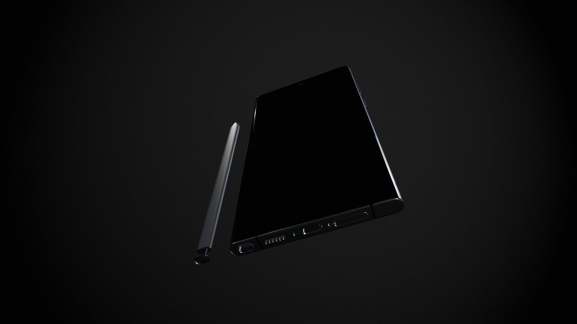 Samsung s23 Free low-poly 3D model_3