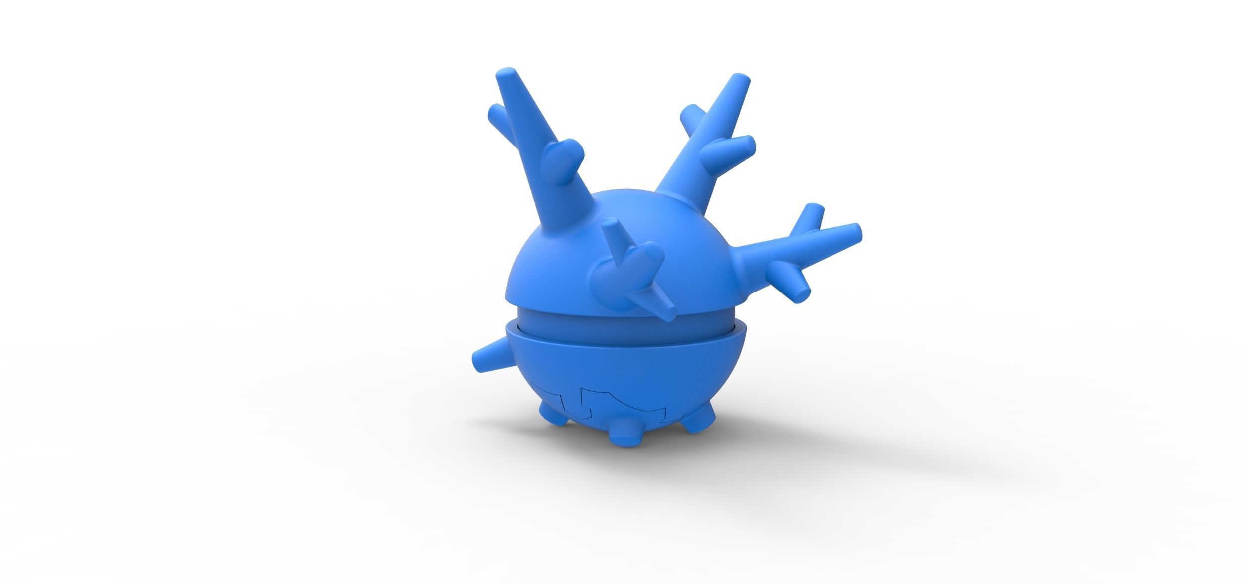 Corsola orb 3D print model_16