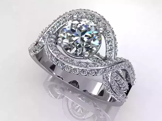 Great Twist Diamond Ring