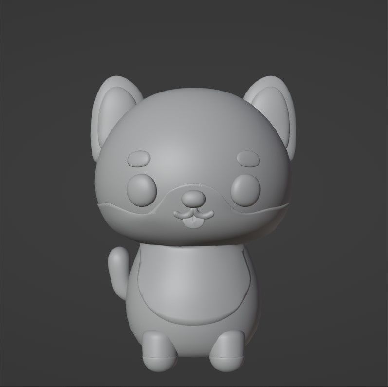 Dog Cartoon 3D 3D model_3