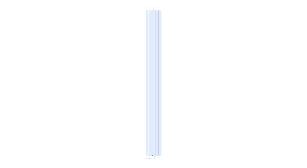 Aluminium Sliding Window 4 Panels 3D model_17