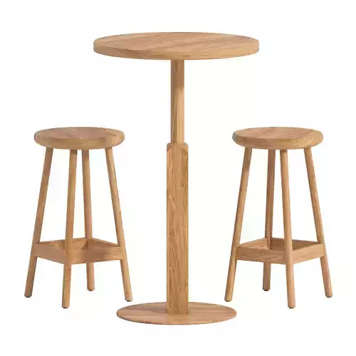  Stools and  Round table By Karl Andersson