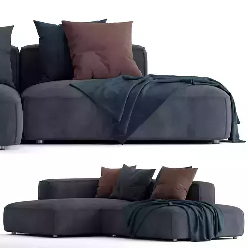 Roxen sofa velvet materials