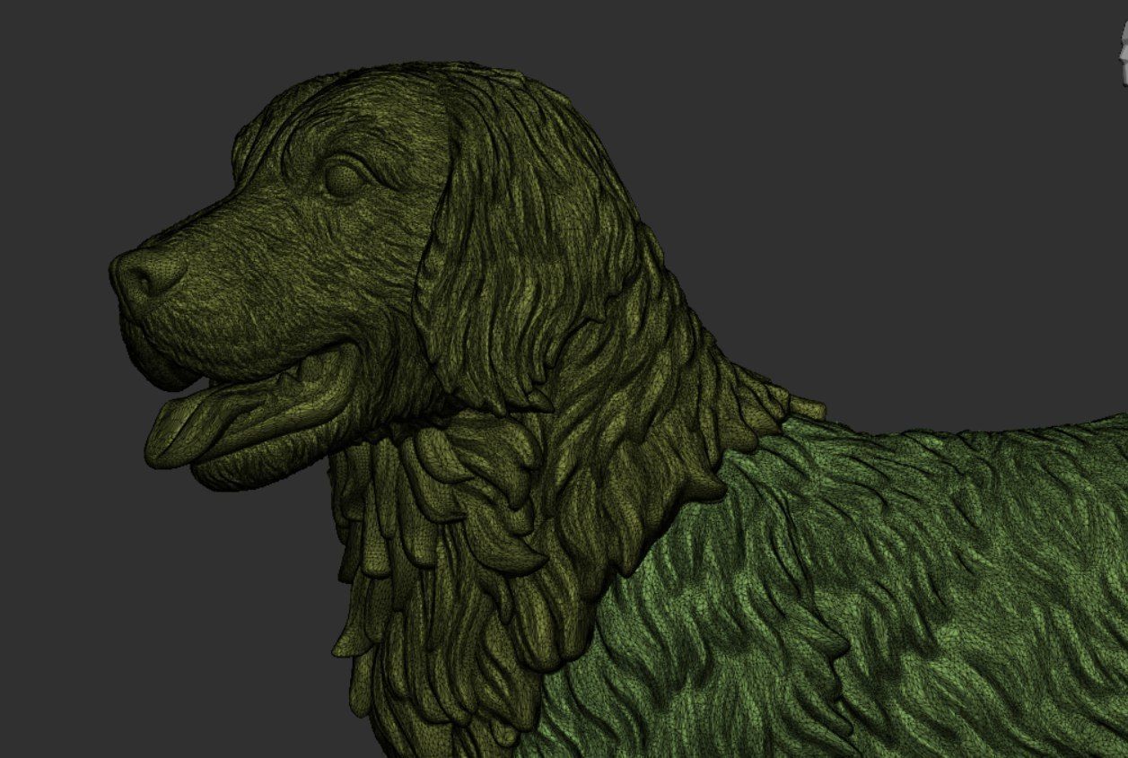 Golden Retriever 3D print model_15