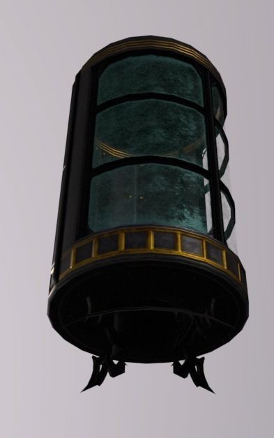 Machine Tank Window Low-poly 3D model_6