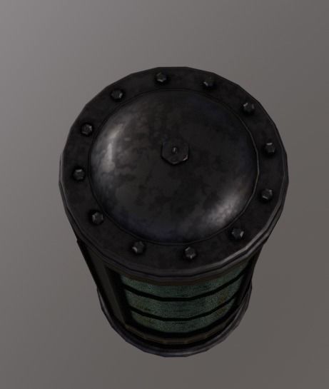 Machine Tank Window Low-poly 3D model_5