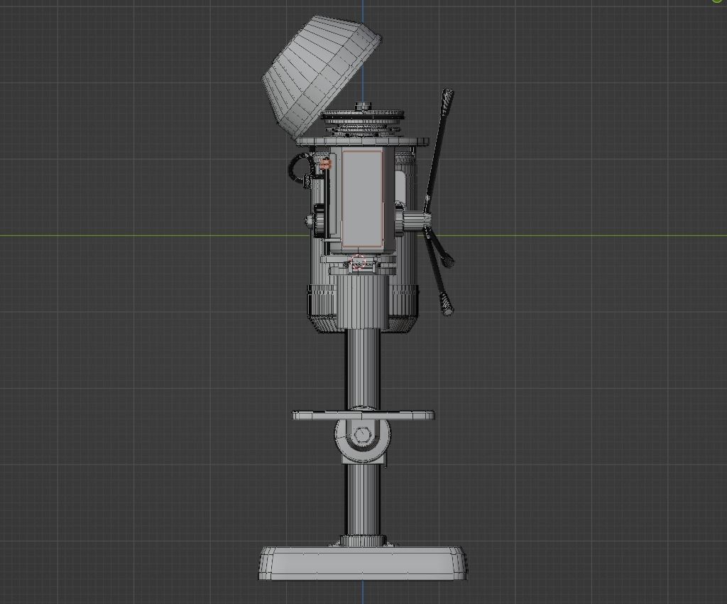 Drilling machine Drillling press 3D model_6