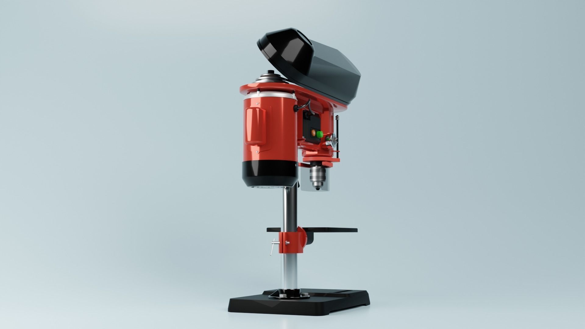 Drilling machine Drillling press 3D model_4