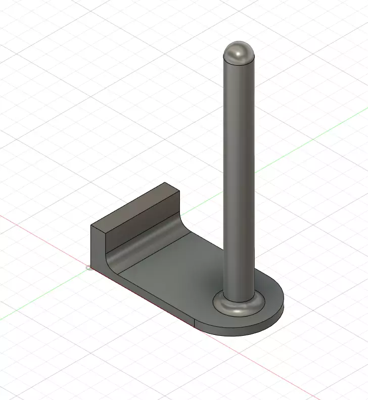 One piece Paper towel wall mount print model 3D print model_0