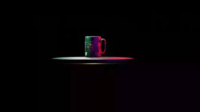 3D Cup Model - Standard Size 3D model