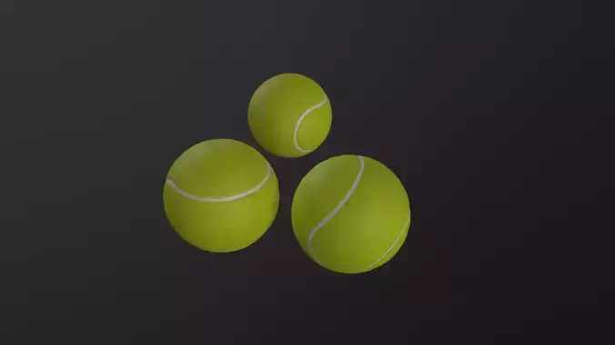 Tennis ball 3D Model