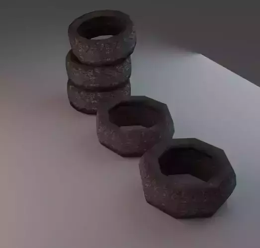 Rusty  Tire - Mobile Game asset