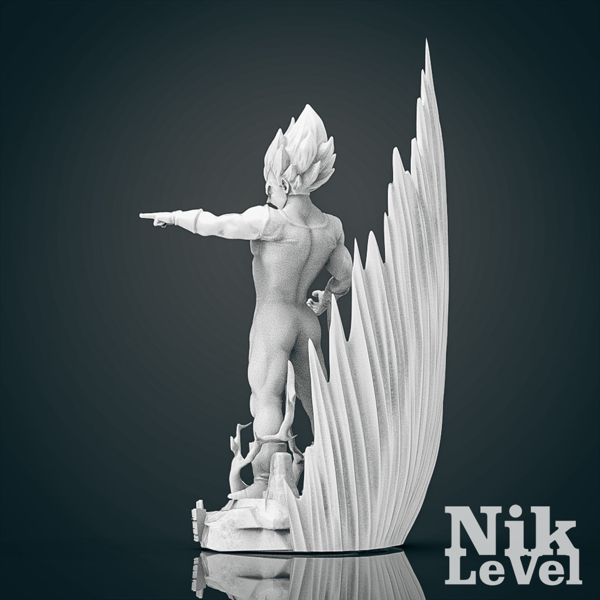 Vegeta Dragon Ball 3D Printable  3D print model_15