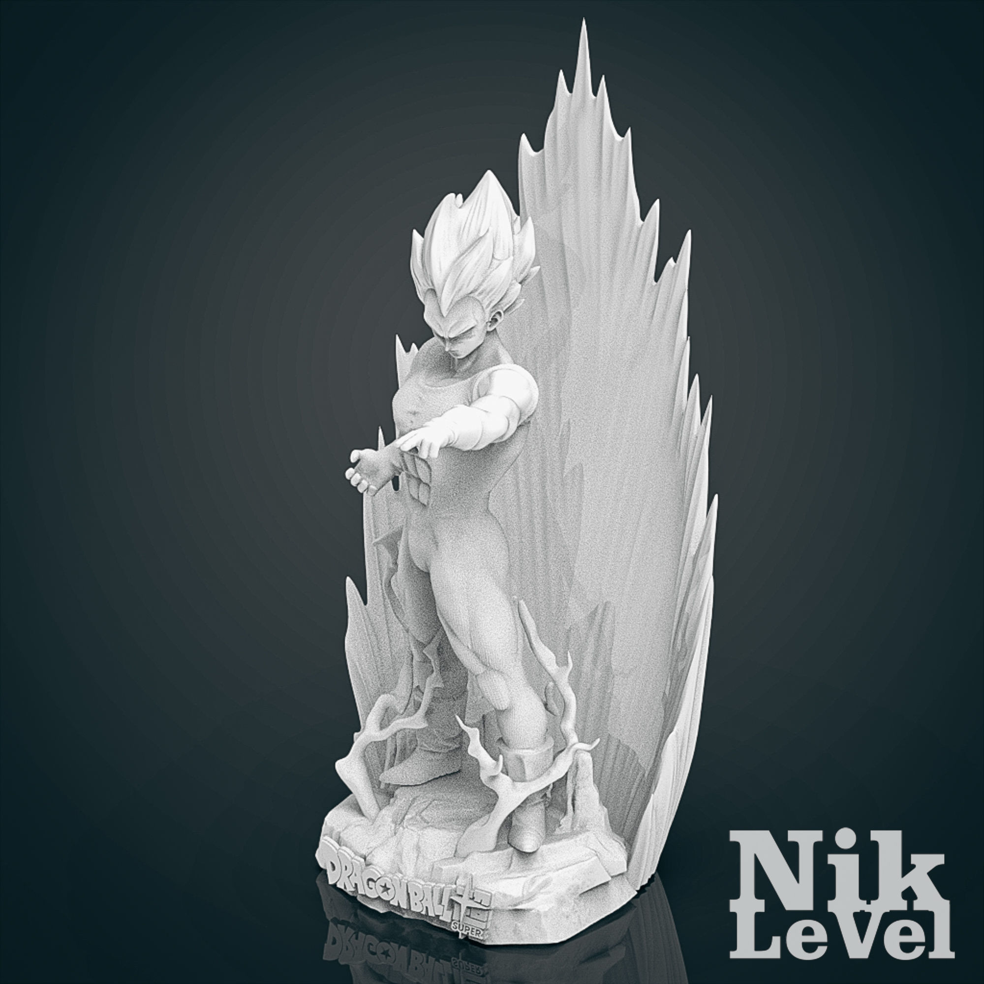Vegeta Dragon Ball 3D Printable  3D print model_17