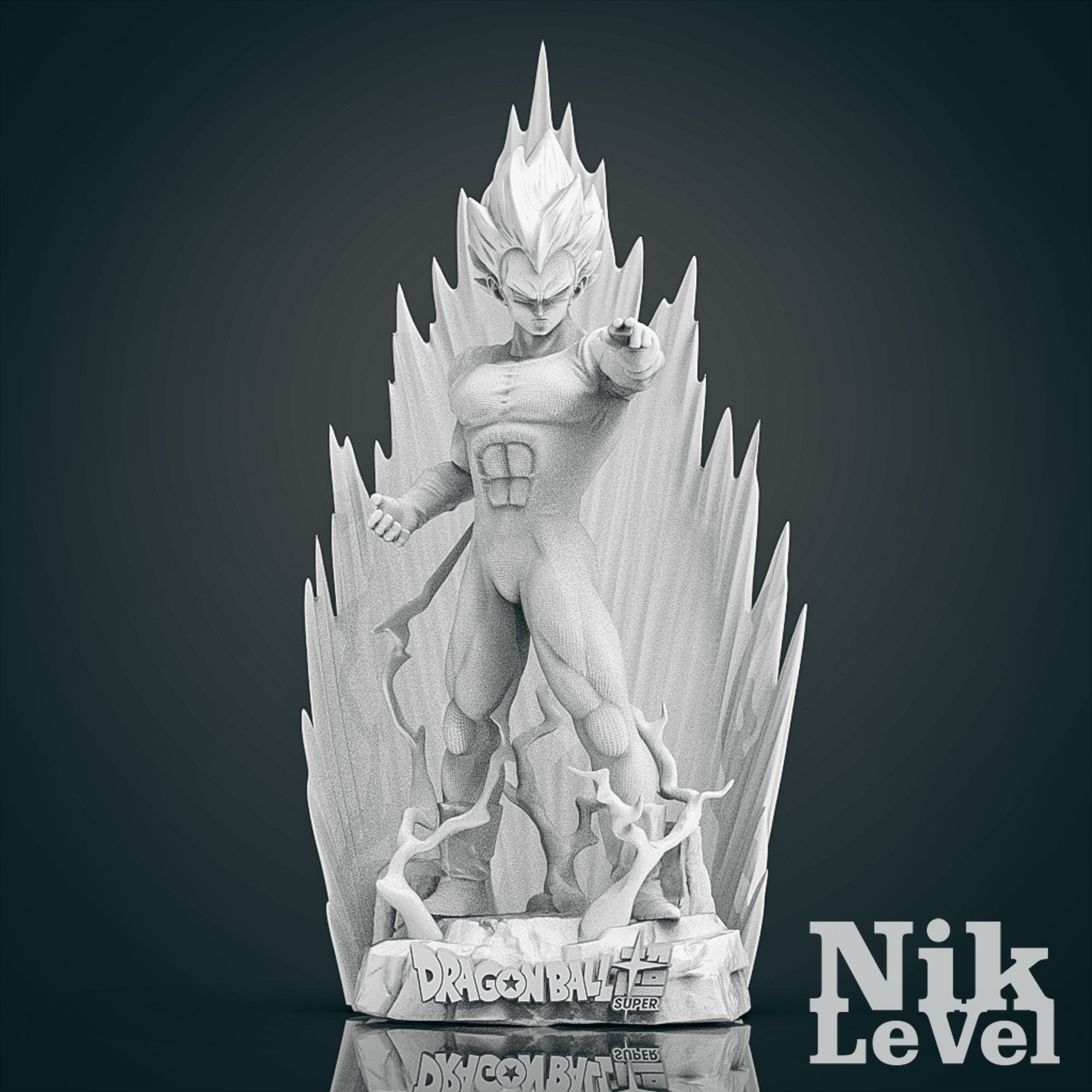 Vegeta Dragon Ball 3D Printable  3D print model_11