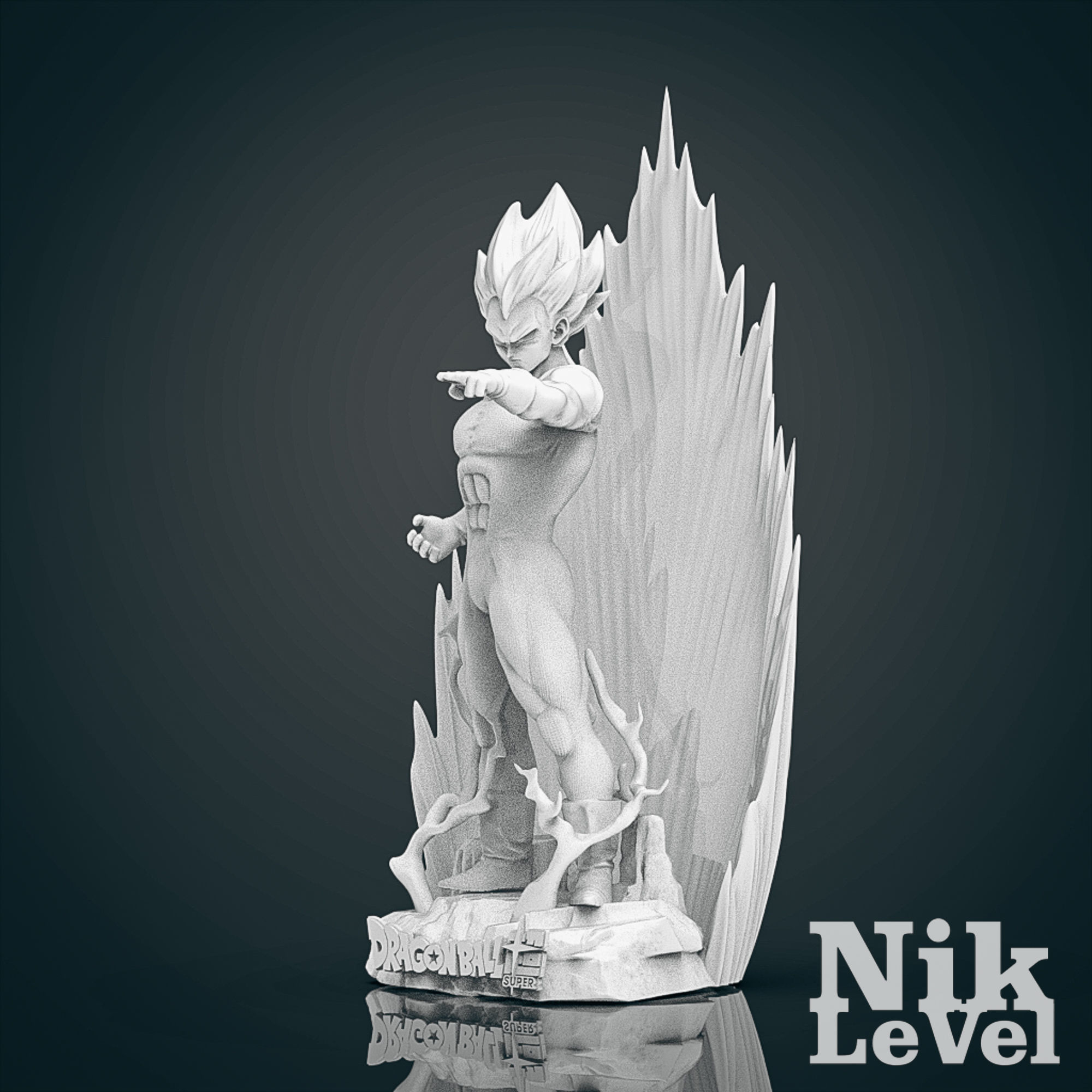 Vegeta Dragon Ball 3D Printable  3D print model_16