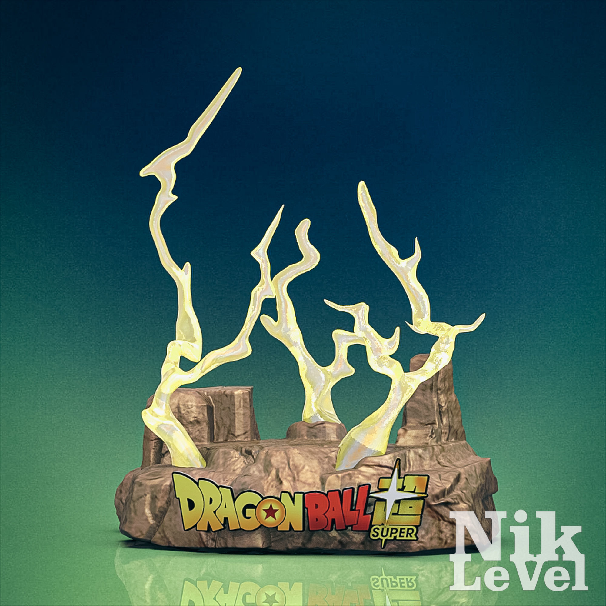 Vegeta Dragon Ball 3D Printable  3D print model_10