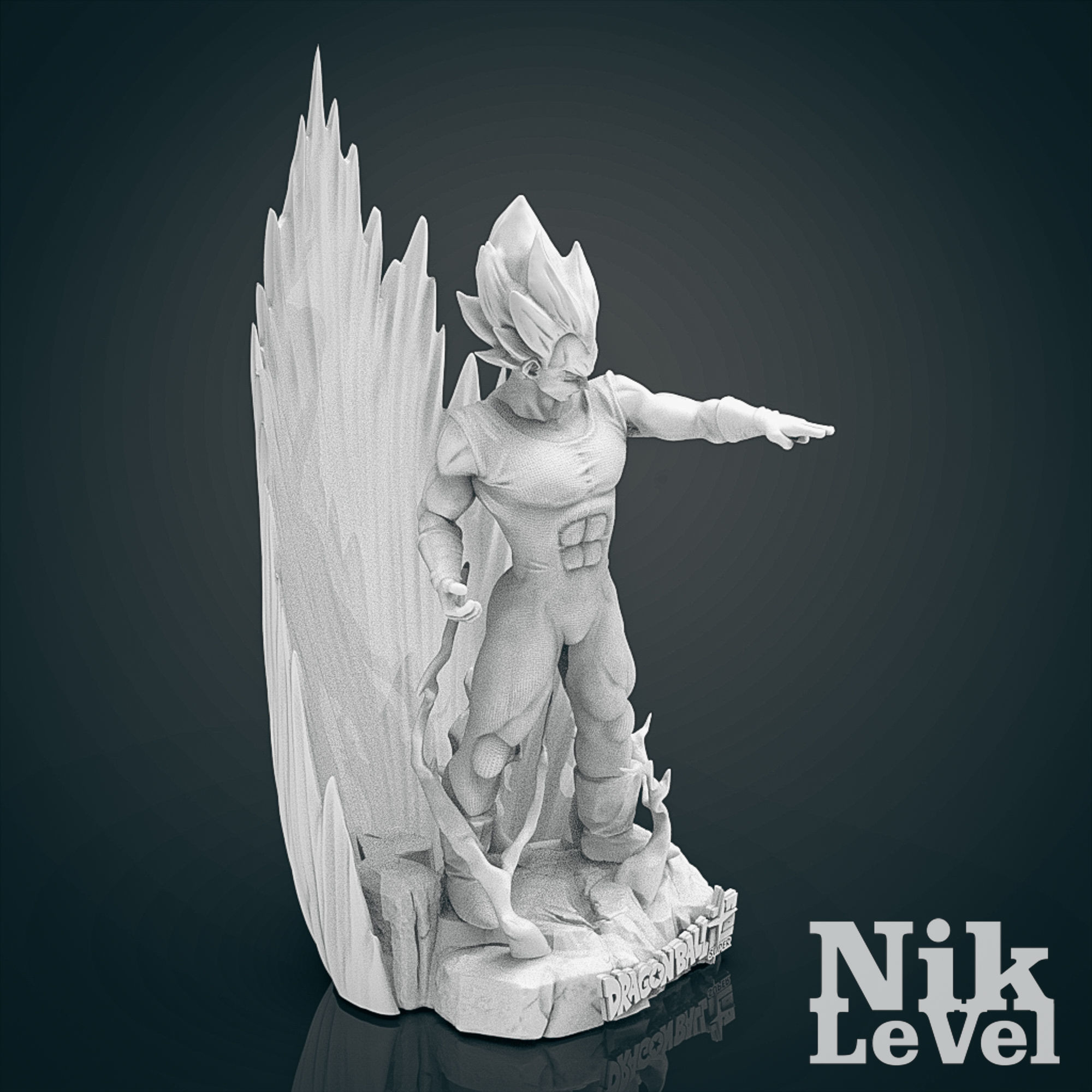 Vegeta Dragon Ball 3D Printable  3D print model_18