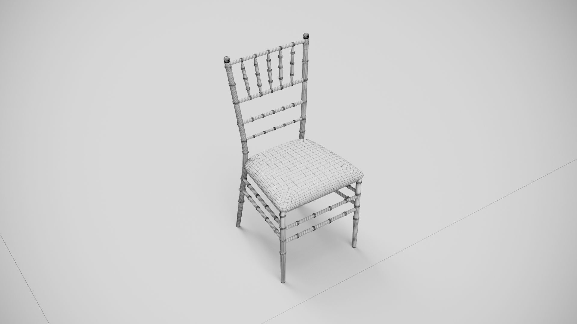Tiffany Chair 3D model_6