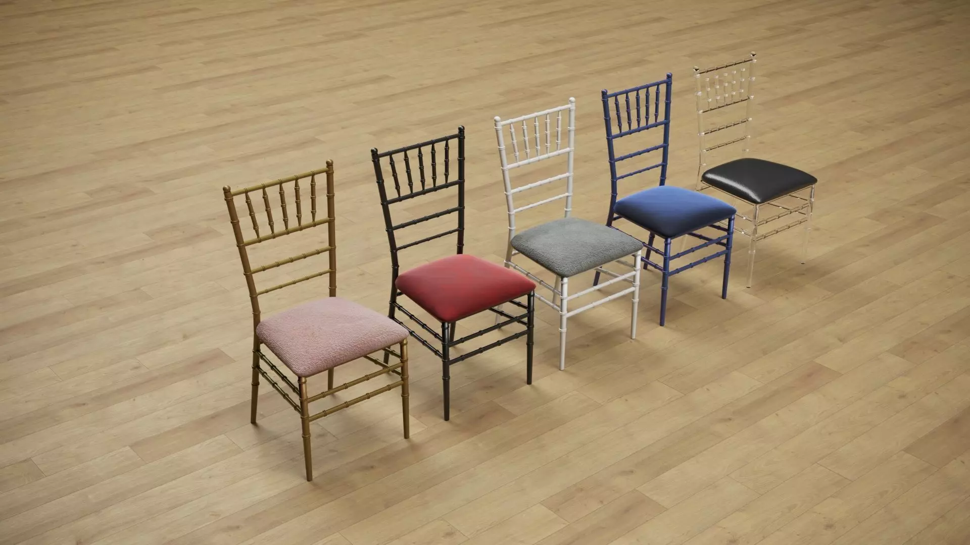 Tiffany Chair 3D model_0