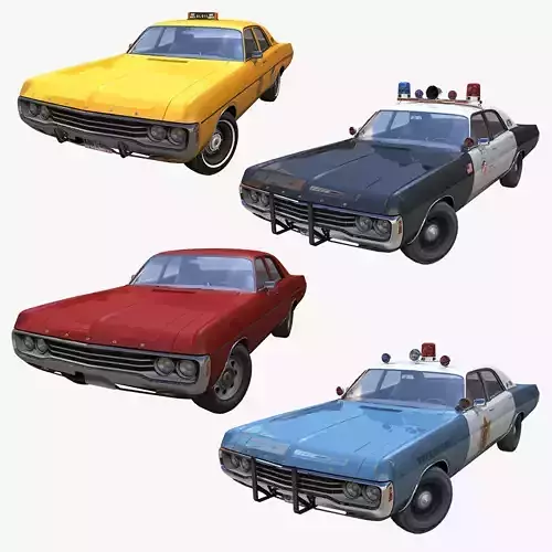 Dodge Polara 3D Model Collection