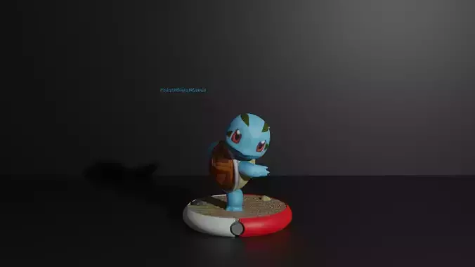 Clone Squirtle pokemon 3D print model 3D print model