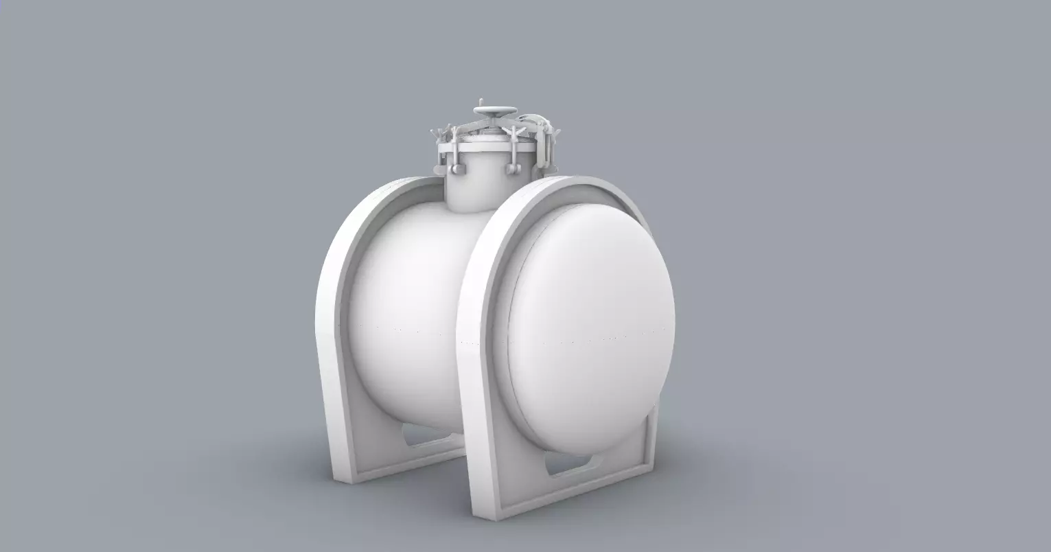 PM Fuel Storage Tank 3D print model_0