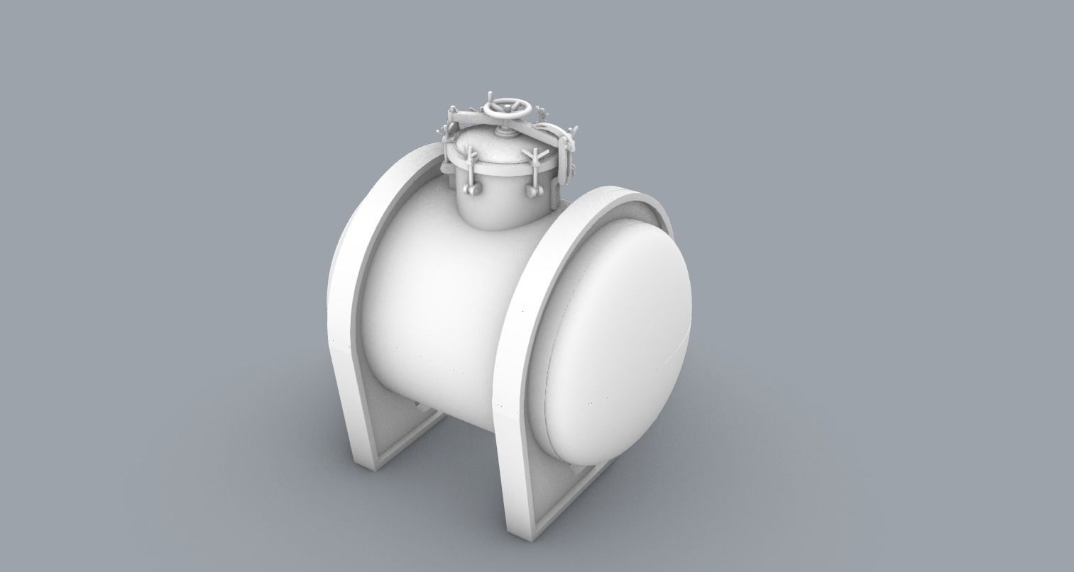 PM Fuel Storage Tank 3D print model_2