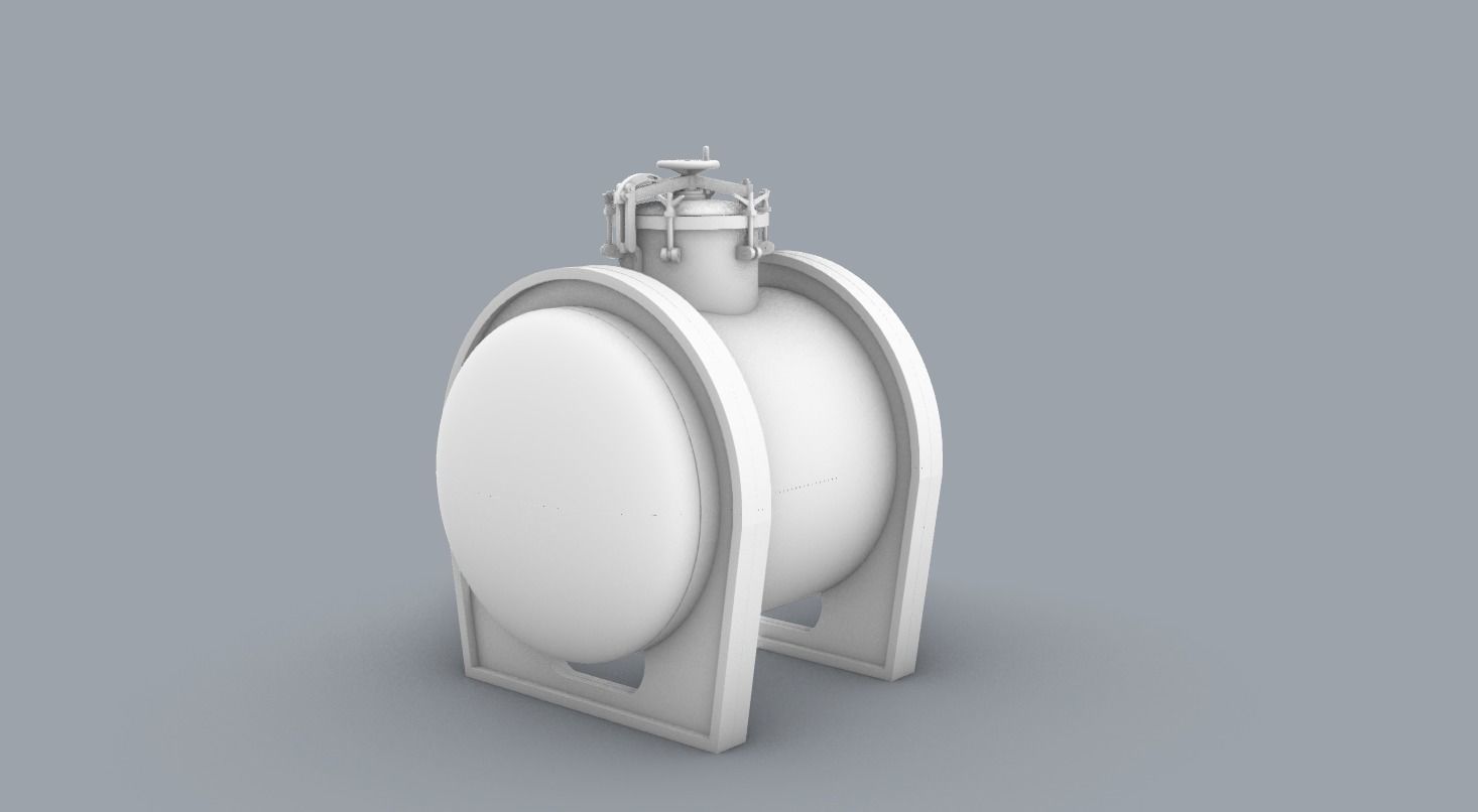 PM Fuel Storage Tank 3D print model_1